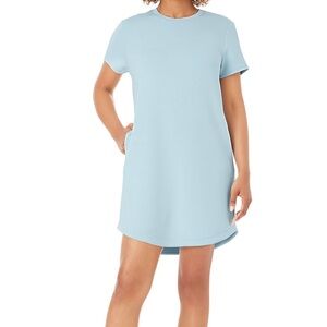 Member's Mark Sandwash Dress Light Blue Large NWT